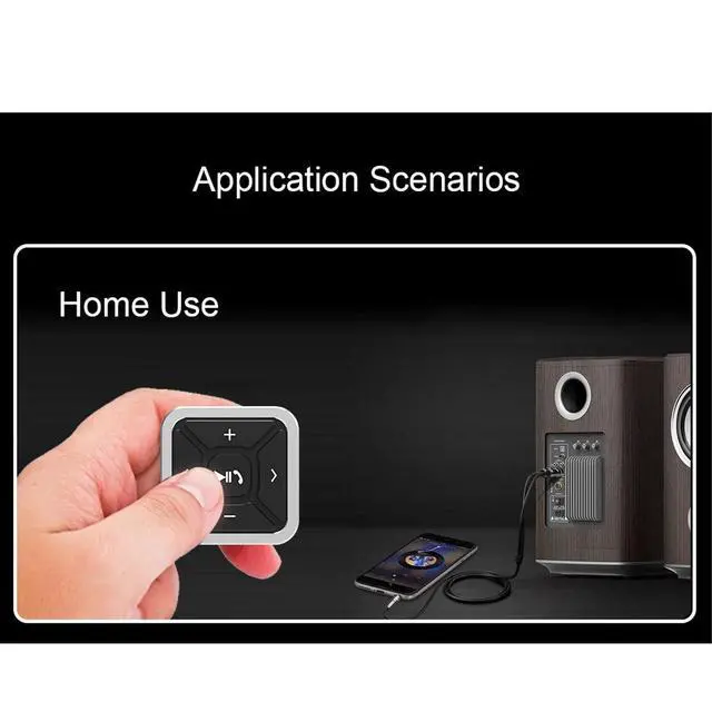 Alt view image 3 of 5 - LICAEVEY Bluetooth Media Key Remote, Wireless Steering Wheel Music Control with BT5.0, Multifunction Key for Car, Bike, Motorcycle Audio & Phone Calls