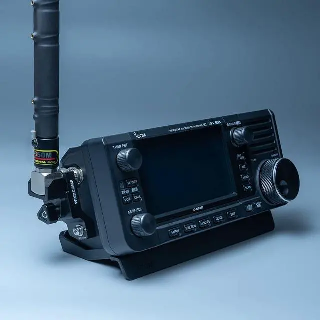 Alt view image 3 of 5 - WINDCAMP RC-2 Quick Release Antenna Support for ICOM 705 ICOM IC-705 Adapted for ARK-705 Shield