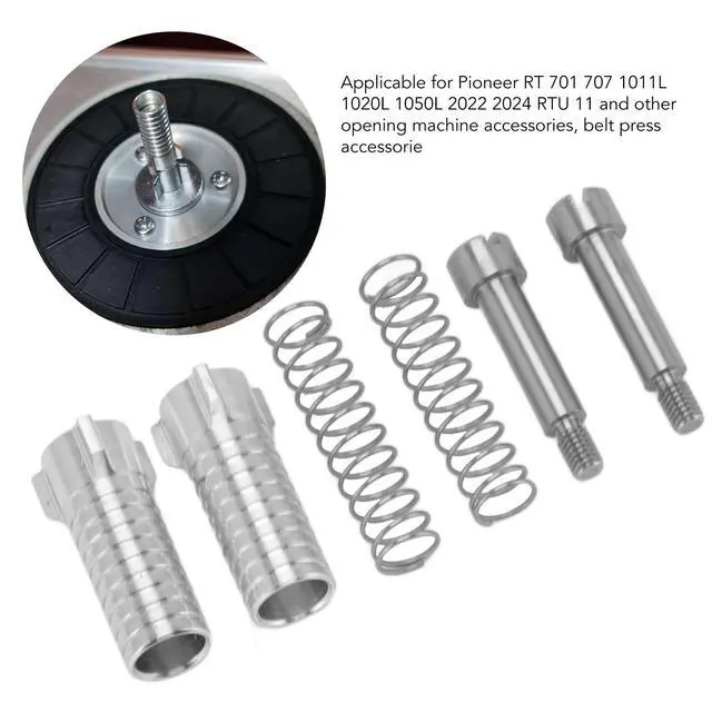 Alt view image 5 of 5 - Belt Press Screw Spring Kit for Pioneer 701 707 1011L 1020L 1050L 2022 2024 11 and Other Opening Machine Accessories, M3 Thread