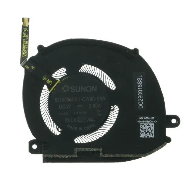 Alt view image 4 of 5 - CPU and GPU Cooling Fan Pair for Dell XPS 13 9340 9345 9350, Fits 01R0HN 0CJF8H, DC 5V 0.5A