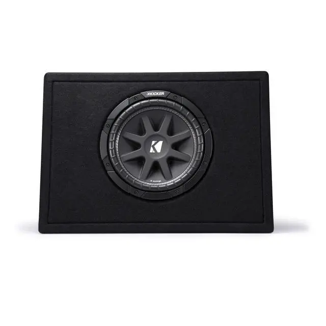 Alt view image 2 of 5 - KICKER 43TC104 Comp 10-inch Subwoofer in Thin Profile Ported Enclosure 4-Ohm