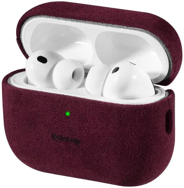 Main image of Belemay Handcrafted Alcantara Case for AirPods Pro 3rd Gen (2025), Compatible with MagSafe, Luxury Italian Suede-Like Material, Comfortable Grip, Elegant Cover Compatible with Airpods