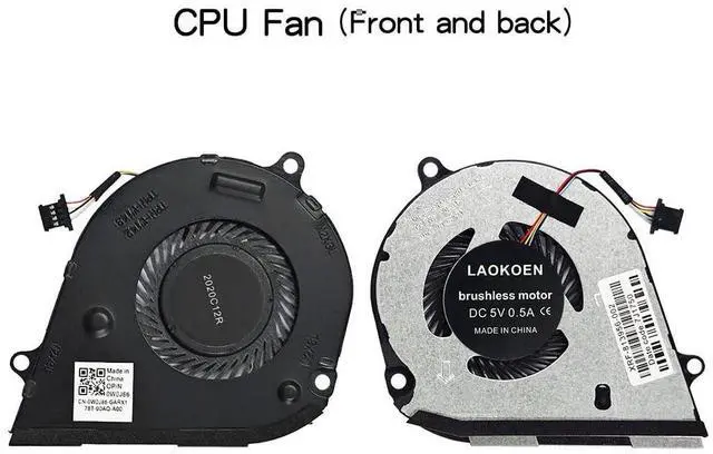 Alt view image 3 of 5 - New Replacement Cooling Fans for HP Envy X360 15-DS 15-DR 15M-DS 15Z-DS 15T-DR Series 15M-DS0011DX 15-DS0013NR 15-DS0003CA 15- DS0013CA 15M-DS1012DX TPN-W142 TPN-W143 LaptopP/N:L53541-001 L53542-001