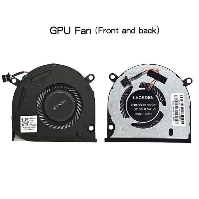 Alt view image 4 of 5 - New Replacement Cooling Fans for HP Envy X360 15-DS 15-DR 15M-DS 15Z-DS 15T-DR Series 15M-DS0011DX 15-DS0013NR 15-DS0003CA 15- DS0013CA 15M-DS1012DX TPN-W142 TPN-W143 LaptopP/N:L53541-001 L53542-001