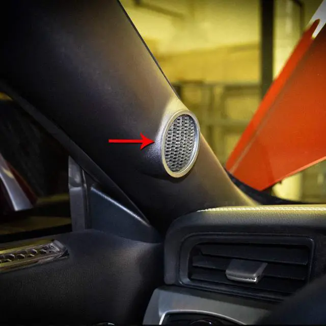 Alt view image 3 of 3 - American Car Craft 271040 Polished Speaker Trim Ring, 2 Piece (Tweeter Polished)