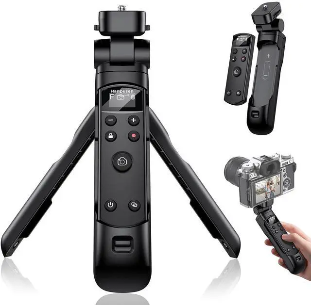 Main image of for Fujifilm Tripod Wireless Shooting Grip with Shutter Release - Mini-Tripod with Rechargeable Remote Control for Fujifilm X100 VI/X-M5/X-T30 II/X-E5/X-T5/X half/X-H2S/X-S10/X-S20/X-T50/X-T4/X