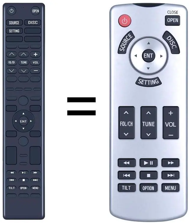 Main image of ZWP Replacement Remote Control fit for 2013 2014 2015 Toyota Land Cruiser DVD Entertainment System 8617060110