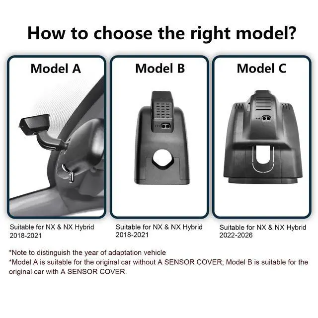 Alt view image 2 of 5 - Mangoal 4K Dash Cam Custom for Lexus NX 2018 2019 2020 2021(Model B), 350 300 Sport 250 F Premium,OEM Look, UHD 2160P Video,Parking Mode, WiFi & App,Loop Recording,Easy to Install, 64GB Card