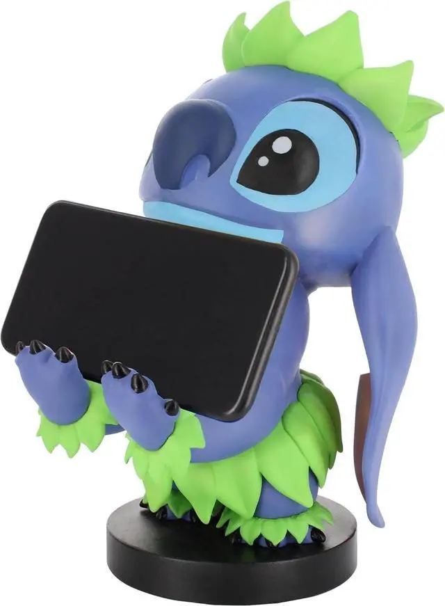 Alt view image 5 of 5 - Exquisite Gaming Stitch Phone Holder & Controller Stand, 8.5 in Hula Figure, Disney Licensed