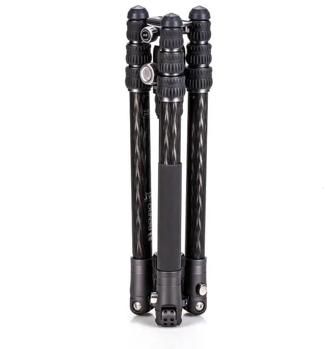 Alt view image 2 of 5 - Benro BAT Carbon Fiber Travel Two Series Tripod with VX25 Dual-Pan Ball Head Multi-Angle Legs, Monopod Conversion, Arca-Compatible Quick Release & Compact 5-Section Design (FBAT24CVX25)