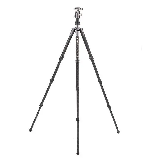 Alt view image 5 of 5 - Benro BAT Carbon Fiber Travel Two Series Tripod with VX25 Dual-Pan Ball Head Multi-Angle Legs, Monopod Conversion, Arca-Compatible Quick Release & Compact 5-Section Design (FBAT24CVX25)