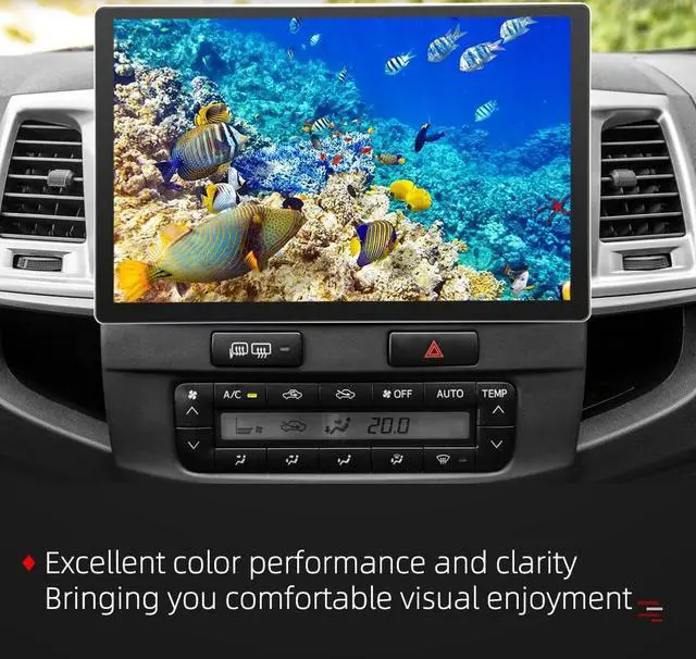 Alt view image 4 of 5 - STAPON 13inch 2k Screen 4+64GB car Android headunit car Stereo Support carplay Android auto Mirror Link Steering Control GPS Navigation Touch Screen