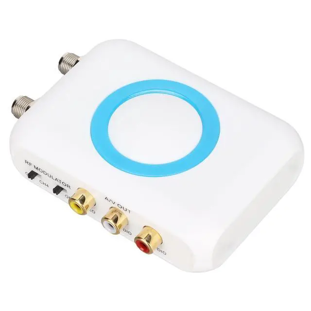 Alt view image 2 of 5 - HDM66 HD Modulator, RF Modulator Support PAL NTSC Format Output to RF Modulator, 1080P PLL Control of VHF Operating Frequency, for Home HD Multimedia TV