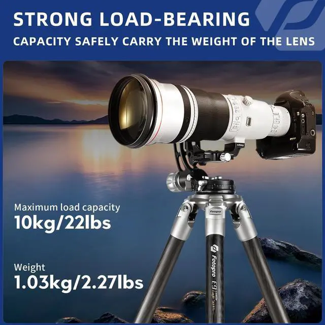 Alt view image 3 of 5 - Fotopro E-6H Gimbal Head,Professional Tripod Head, Large Lens Head,Wildlife Photography Head, Sports Photography Head, Astrophotography Head