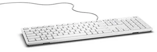 Alt view image 3 of 4 - Dell KB216 Keyboard USB QWERTY US International White, 0580-ADGM (International White)