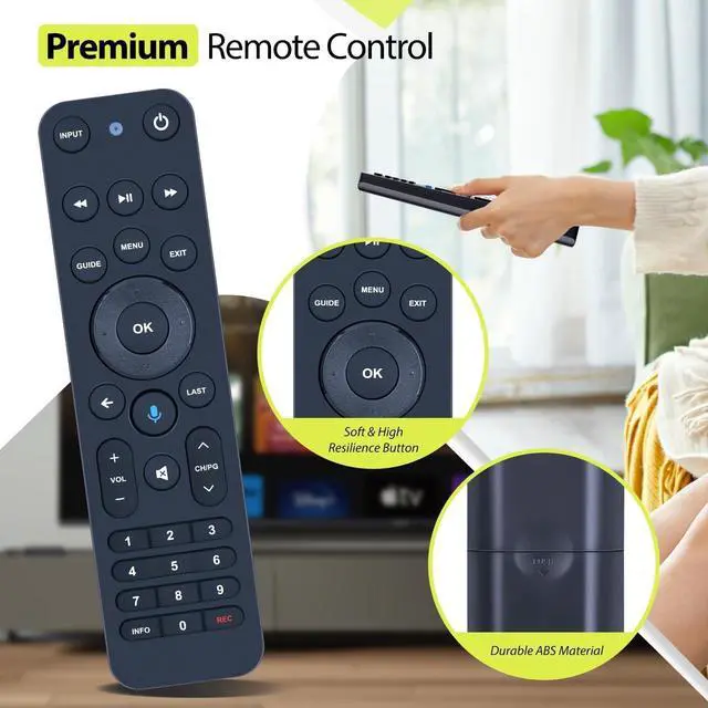 Alt view image 4 of 5 - RYQIF Voice Replacement Remote Control for Verizon FiOS TV All in One, Compatible with MG3-R32140B & VRC4100 BLE