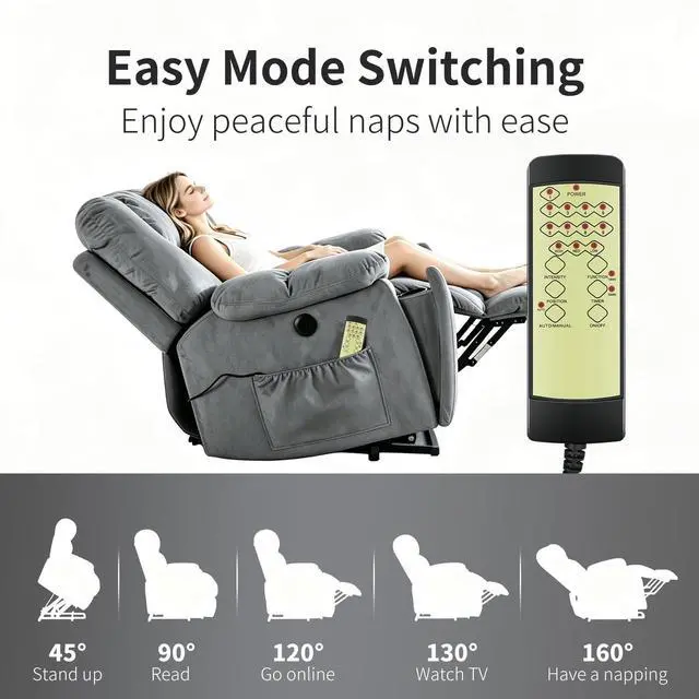 Alt view image 5 of 5 - ZWP Replacement Remote Control for Vinsetto 6 Point Massage Chair CA921-171V810231