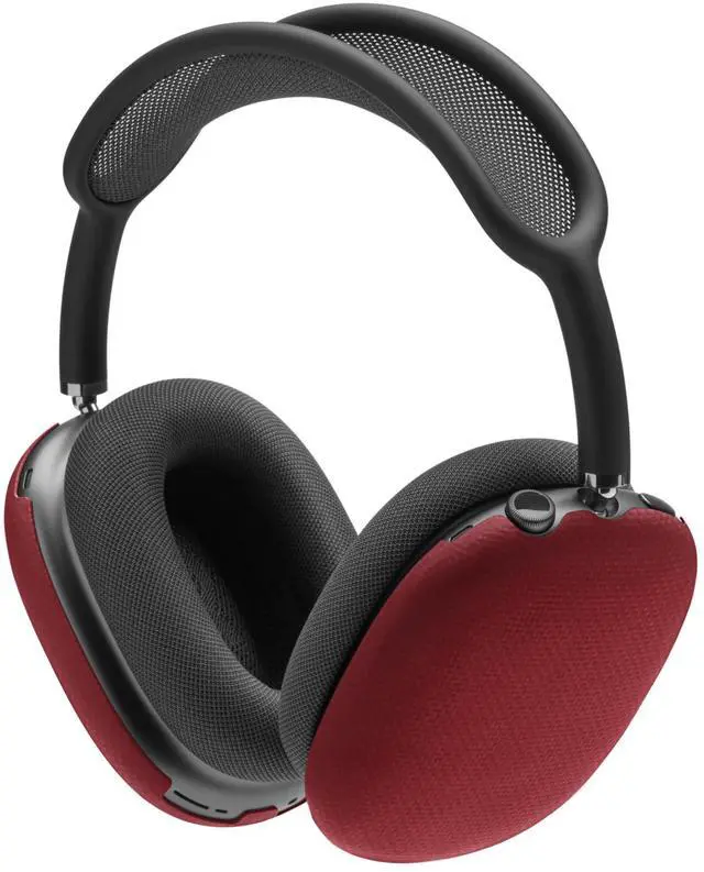 Alt view image 5 of 5 - Latercase for AirPods Max & AirPods Max 2 ^^ Ultra-Thin 0.6mm Aramid Fiber Case ^^ Lightweight 8g Hard Shell ^^ Precision Fit ^^ Anti-Scratch Matte Non-Slip Grip Red Weave AirPods Max Accessories
