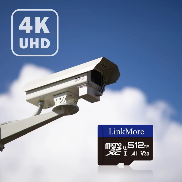 Alt view image 2 of 5 - LinkMore XV13 512GB Micro SD Card, microSDXC, A1 U3 V30, Up to 95MB/s