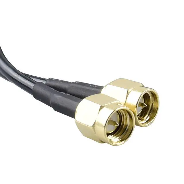 Alt view image 2 of 5 - Dual TS9 Antenna 12dBi 4G/LTE/5G 700-5900MHz Omni Antenna with Cable(2M/6.56FT) for AT&T Netgear Nighthawk M5 / MR5100, M1 / MR1100, Velocity 2, Verizon Jetpack 8800L MiFi Hotspots