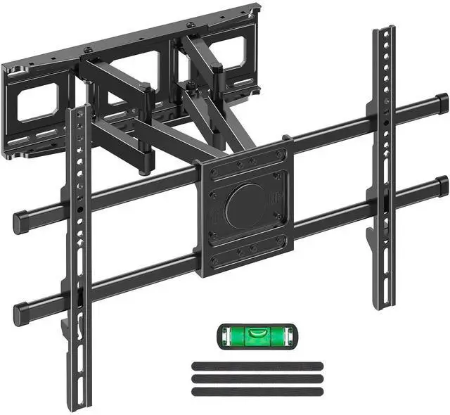 Main image of MOUNTUP Full Motion TV Wall Mount for Most 40-85 inch Flat TVs up to 110 lbs, Wall Mount Bracket with Dual Articulating Arms, Tilt, Level, Swivel, TV Mount Fits 12/16" Wood Stud, Max VESA 600x400mm
