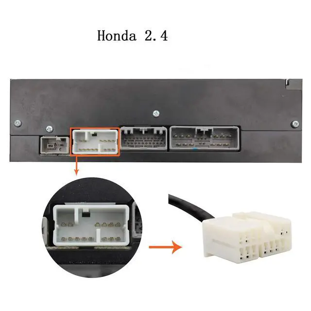 Alt view image 3 of 5 - Yomikoo AUX Cord, Car Audio USB AUX Input Adapter Stereo CD Changer Compatible with Honda Accord 2003-2011/City 2002-2011/CRV 2005-2011/Civic 2006-2011/Odyssey 2005-2011