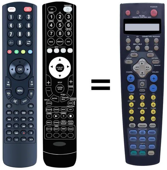 Main image of ZWP RC-883 Remote Control for Denon Receiver AVR-1082 AVR-3800 AVR-3801 AVR-3802 AVR1082 AVR3800 AVR3801 AVR3802