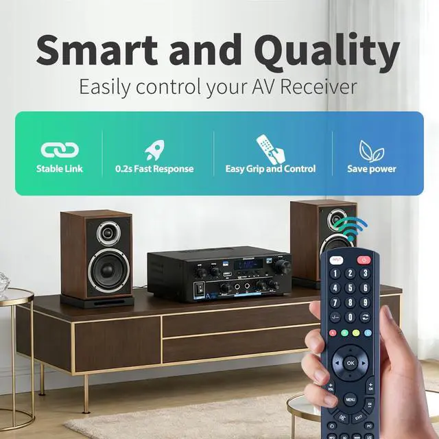 Alt view image 4 of 5 - ZWP RC-883 Remote Control for Denon Receiver AVR-1082 AVR-3800 AVR-3801 AVR-3802 AVR1082 AVR3800 AVR3801 AVR3802