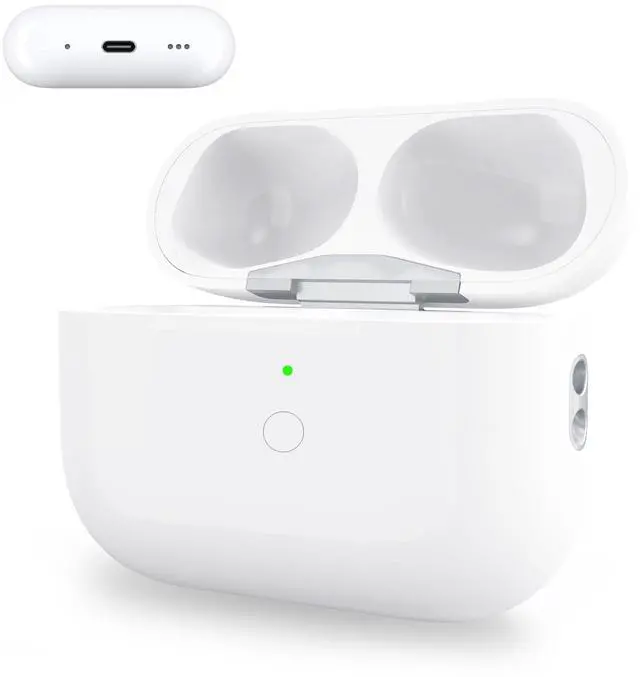 Main image of Wireless Charging Case for AirPods Pro 1/2 USB-C Prot with Bluetooth ButtonReplacement Charger Cases Compatible with AirPod Pro 1st / 2nd Gen Charger Case Type-c (No Earbuds)