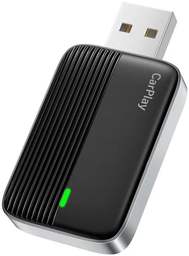 Main image of MoKo Wireless CarPlay Adapter for Apple iPhone, Mini Car Play Adapter for iOS 10+ & Cars with Apple CarPlay, Wired Car Play to Wireless, Fast Response Stable Control No Delay Not for And