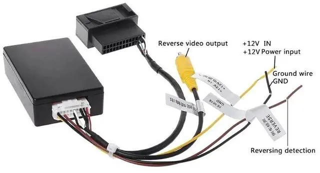 Alt view image 2 of 5 - SCUMAXCON RGB Backup Camera Adapter RGB to AV Cable for Golf/Jetta/TIGUAN/Polo RCD510/RNS510/315 Upgrade to RCD360 Radio