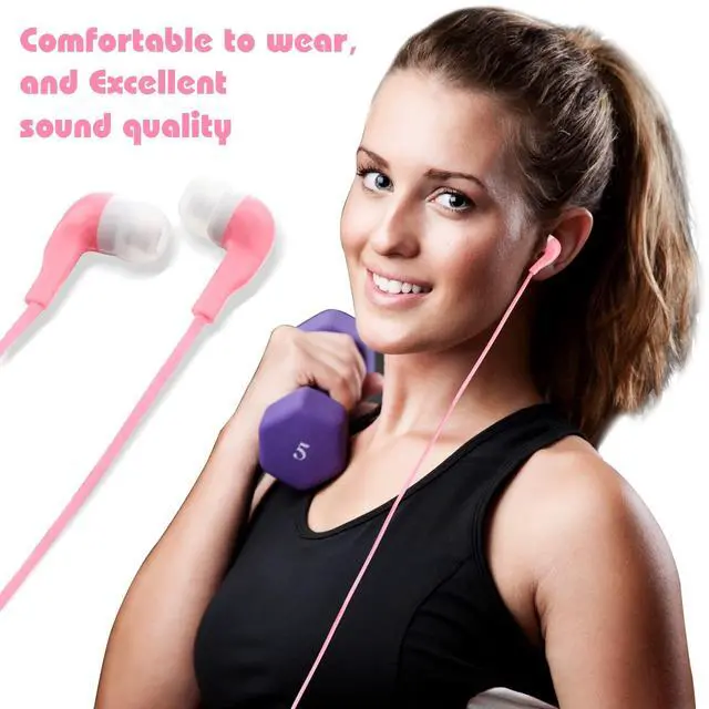 Alt view image 3 of 5 - Kigeli Students Earbuds Bulk 100 Pack Earphones in-Ear Headphones for Classroom School Libraries Students Teens Compatible with Most 3.5 mm Interface(Multicolor)