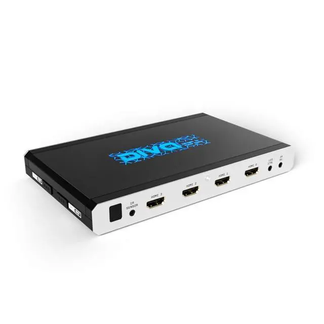 Alt view image 4 of 5 - HDFury 4K Diva 18Gbps ^^ HDMI/eARC Audio Extract ^^ 4K HDR Splitter ^^ Auto-Switcher (4input^^ Safari/Chrome ctrl ^^ TVs Ambient,NOT Work with arc soundbar.Please Watch Setup Video Before Buy or Ask u