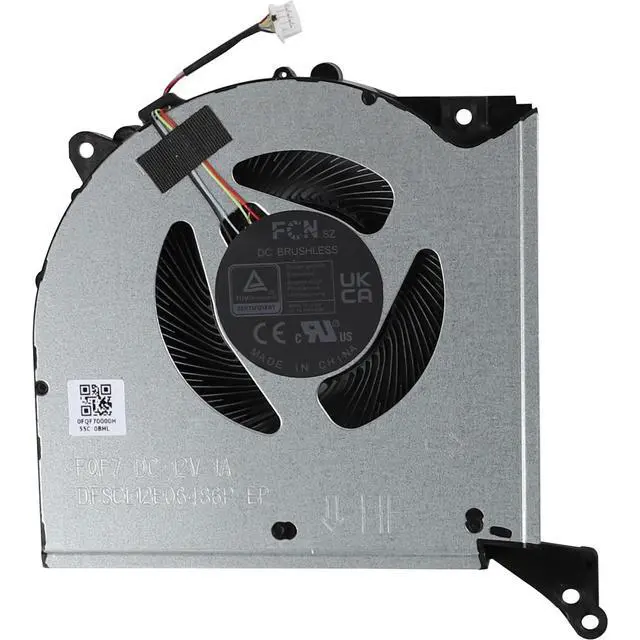 Alt view image 3 of 5 - CPU + GPU Cooling Fan Replacement for Lenovo Legion Pro 7 16ARX8H 16IRX8 16IRX8H 82WQ Y9000K R9000K 2023 5H40S20787 5H40S20788 FQF7 DFSCL12E06486P FQF8 DFSCL12E16486P 12V 1A
