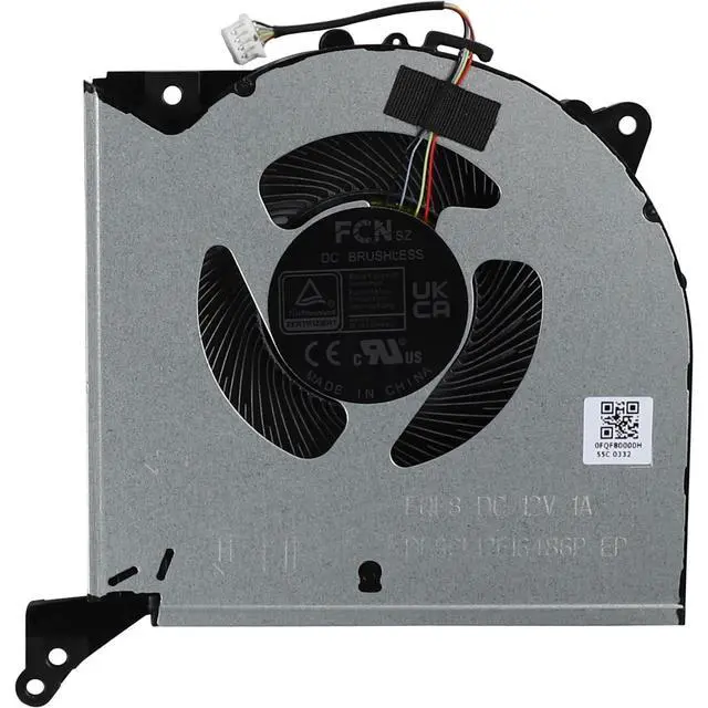 Alt view image 4 of 5 - CPU + GPU Cooling Fan Replacement for Lenovo Legion Pro 7 16ARX8H 16IRX8 16IRX8H 82WQ Y9000K R9000K 2023 5H40S20787 5H40S20788 FQF7 DFSCL12E06486P FQF8 DFSCL12E16486P 12V 1A