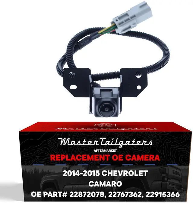 Main image of Master Tailgaters Replacement for Chevrolet Camaro Coupe/Convertible (2014-2015) Backup Camera OE Part # 22872078, 22767362, 22915366