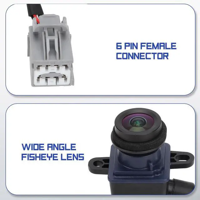 Alt view image 5 of 5 - 56038990AA Backup Camera Rear View Camera Compatible with 2013 2014 2015 2016 Dodge Dart, Park Assist Camera Replaces# 56038990AB 56038990AC 1WY78GW7AA
