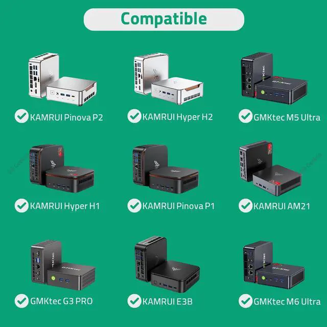 Alt view image 5 of 5 - GEEKRIA Mini PC Hard Shell Travel Case, Compatible with KAMRUI Pinova P2 /Pinova P1 /Hyper H2 /AM21 /Hyper H1 /E3 /E3B, GMKtec M5 Ultra /G3 Pro /G3S /M6 Ultra, Mini Computer Carrying Bag