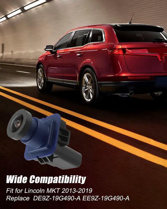 Alt view image 5 of 5 - Rear View Backup Camera Fit for Lincoln MKT 2.0L L4 / 3.5L 3.7L V6, Replace DE9Z-19G490-A EE9Z-19G490-A, Rear View Parking Backup Camera