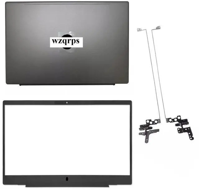 Main image of Wzqrps New Replacement Laptop LCD Cover Back Rear with Hinges and Front Bezel Frame for HP Pavilion 15 CS 15-CS 15-CW 15T-CS 15Z-CW Series L23879-001 Gray