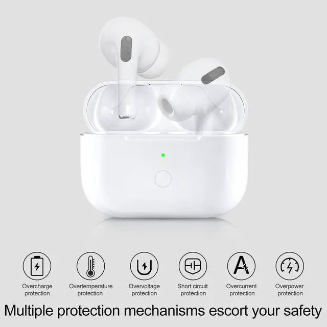 Alt view image 4 of 5 - Wireless Charging Case Compatible with AirPod Pro 1st & 2nd Generation, Air Pod Pro 1 2 Case Replacement with Bluetooth Pairing Sync Button,USB-C Charging
