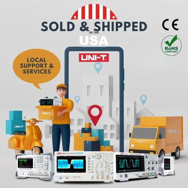 Alt view image 4 of 4 - UNI-T UDP6730 360W DC Switching Power Supply 40V/30A Bench Power Supply Single Channel 2.8in TFT LCD Display Compact Size 1 Unit
