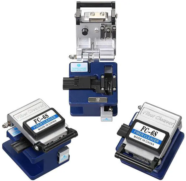 Main image of Duogalia (3-Pack FC-6S Optical Fiber Cleaver for 0.25mm, 0.9mm, 3.0mm Fiber Cable with 48000 Cleaves and 16 Position Blades Automatic Return Knife FTTH Tool
