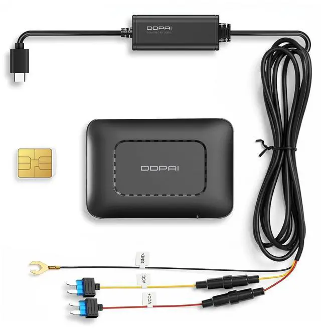 Main image of DDPAI 4G LTE Module with SIM Card for Dash Cam Z60, Z90 Master, Z90 Pro, Z60 Pro, N5 Dual 2026, Z50 Pro, Remote Monitoring, Geofencing, Cloud Storage, Low Voltage Protection, Hardwire Kit Included