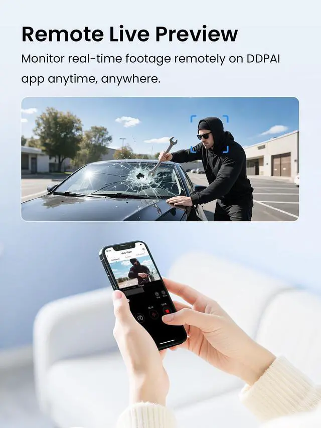 Alt view image 5 of 5 - DDPAI 4G LTE Module with SIM Card for Dash Cam Z60, Z90 Master, Z90 Pro, Z60 Pro, N5 Dual 2026, Z50 Pro, Remote Monitoring, Geofencing, Cloud Storage, Low Voltage Protection, Hardwire Kit Included