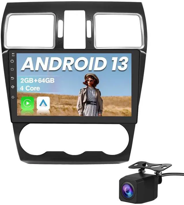 Main image of Pyniro Car Radio Upgrade for Subaru Forester 2015-2018 Android 13 2GB+64GB Car Stereo Replacement Head Unit with CarPlay Android Auto10 Inch Touchscreen with Bluetooth/GPS/FM/AM/BackCamera (2G+64G)