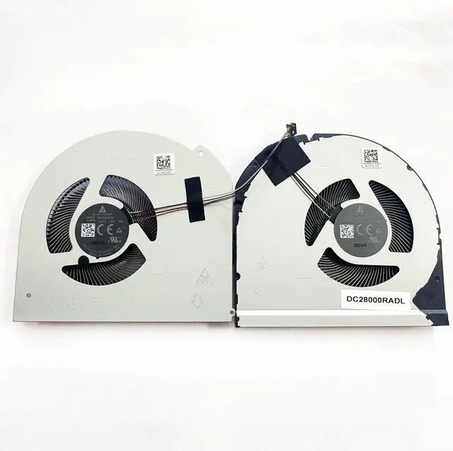 Main image of CPU+GPU Cooling Fan Replacement for Dell Procision 7760 M7760 7750 M7750 Metal Fan Blade RTX5000 DC5V 0.46A Series MG75090V1-C250-S9A MG75090V1-C260-S9A ND85C33-19K03 ND85C34-19K04 0X7RP6 0KPYYT