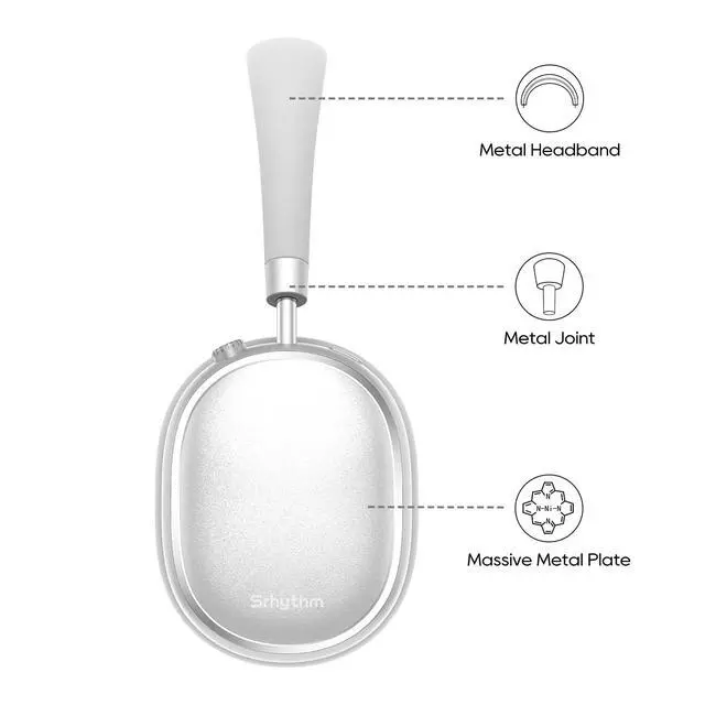 Alt view image 2 of 5 - Srhythm NiceComfort 95 Hybrid Noise Cancelling Headphones Wireless