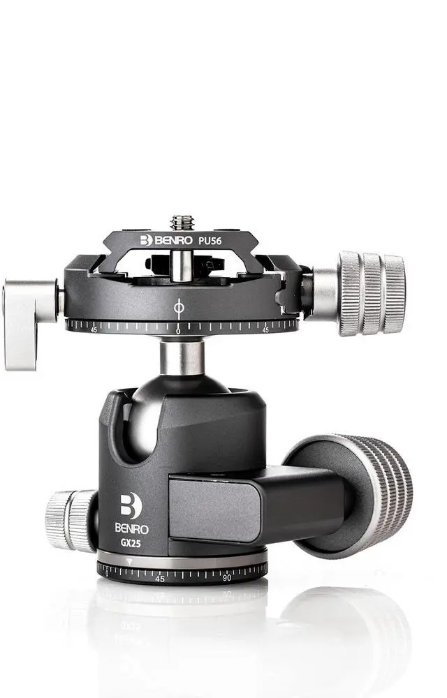 Main image of Benro GX25 Two Series Arca-Swiss Style Low Profile Aluminum Ballhead with PU56 Camera Plate (GX25)