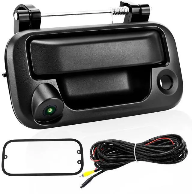 Main image of LCWRGS Tailgate Handle with Backup Camera Fits for 2004-2016 Ford F150 F250 F350 F450 F550 Super Duty Explorer Tailgate Latch Door Handle Rear View Camera Night Vision 170 Angle OE# 8L3Z9943400AC